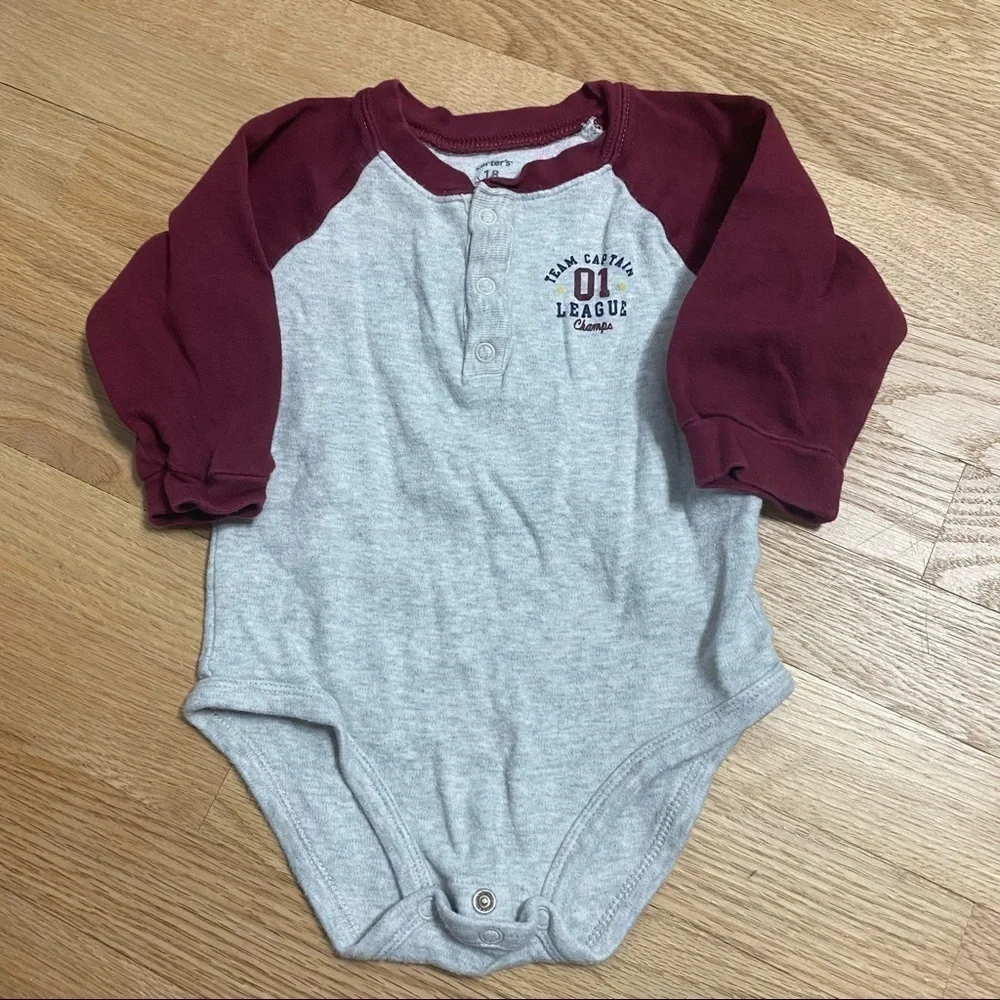 18 mos Long Sleeve Shirt Onesie Bundle Carter’s Garanimals Koala MVP